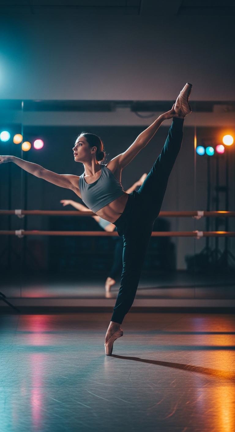 Танцевальное занятие в студии